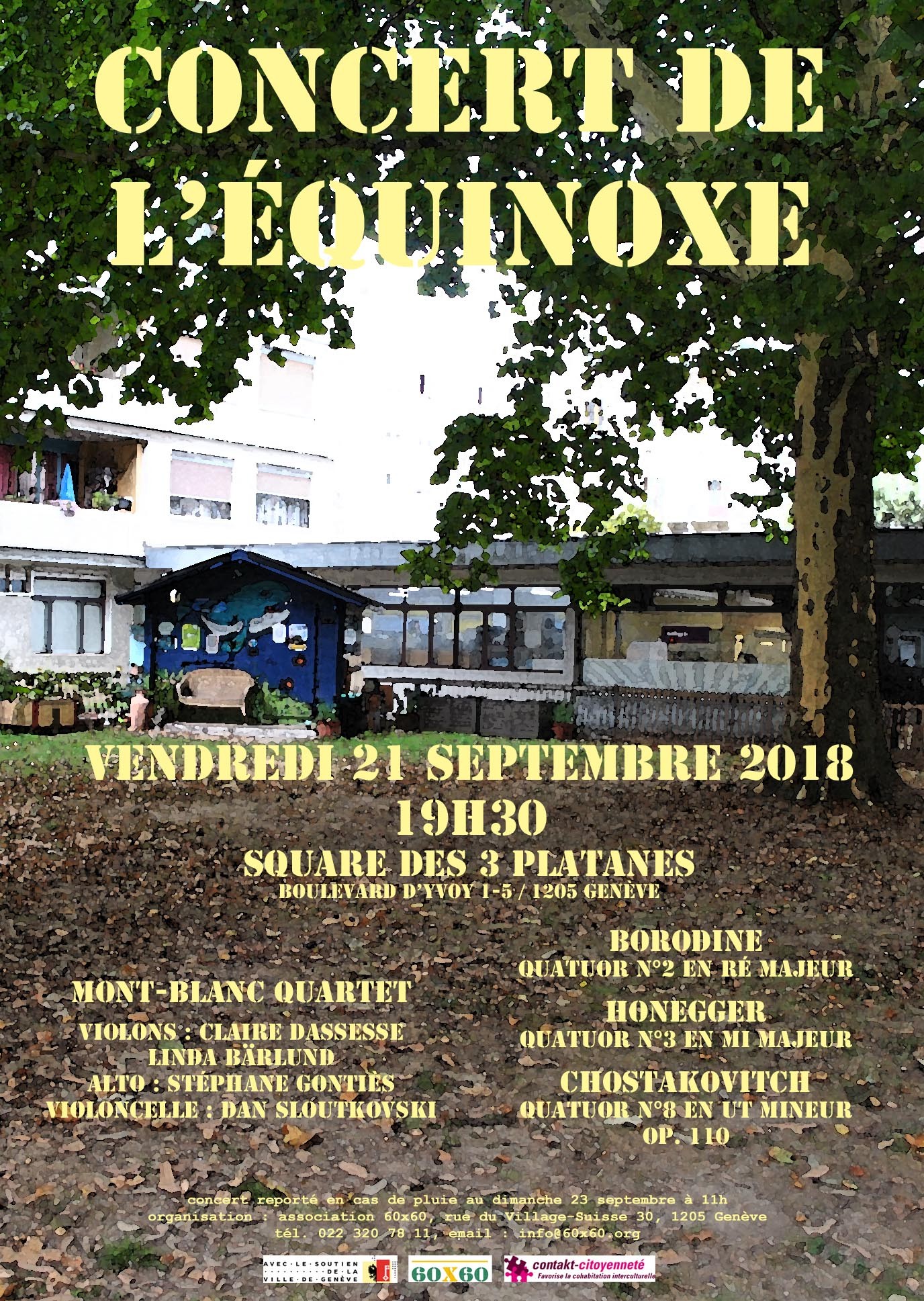 affiche concert de l'Equinoxe 2018